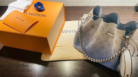 louis vuitton bella bucket bag gradient blue white leather|louis vuitton bella drawstring.